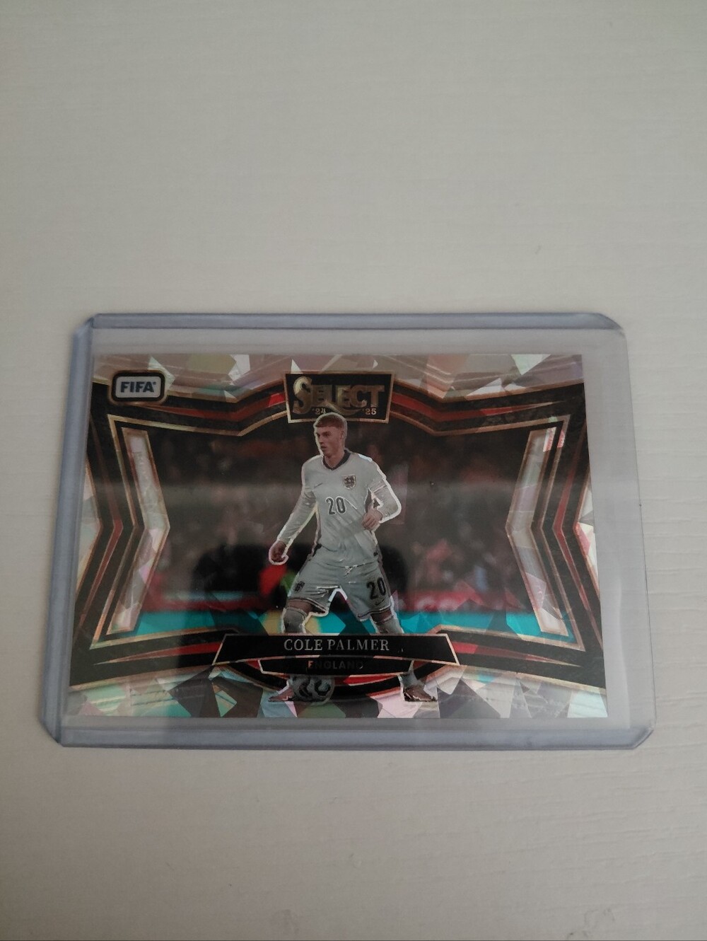 Panini Select White and Black Holofoil Soccer Card